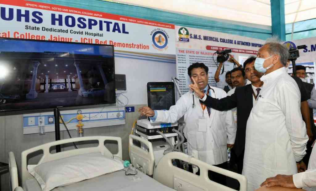 Ashok Gehlot said the government will bring in the Right to Health Act to provide healthcare services to all.