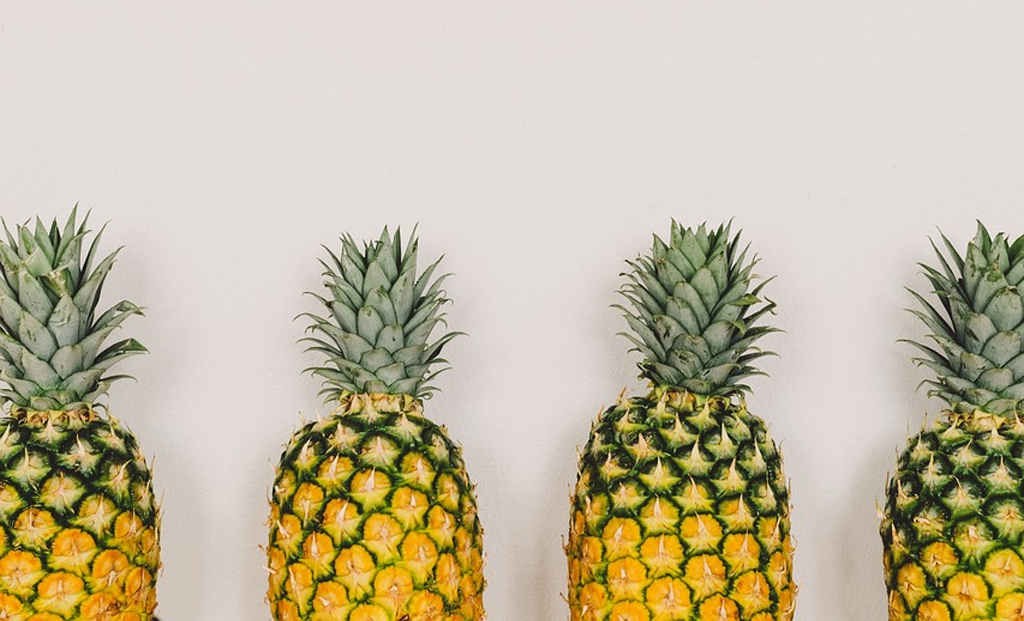 Pineapple has an enzyme known as bromelain that helps in digestion.