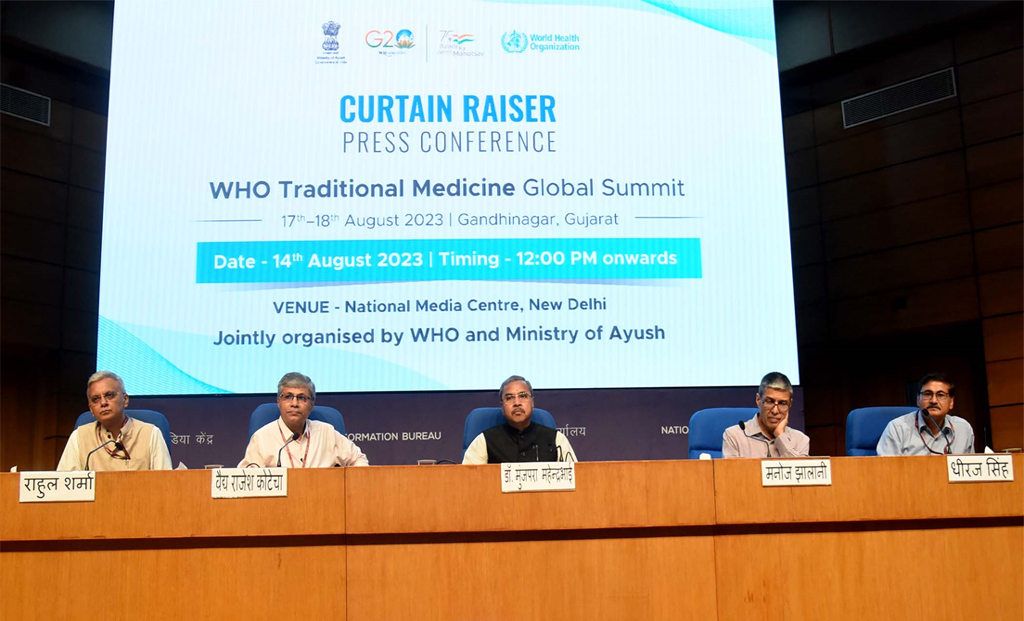 In 2022, WHO, with the support of the Government of India, established the Global Centre for Traditional Medicine.